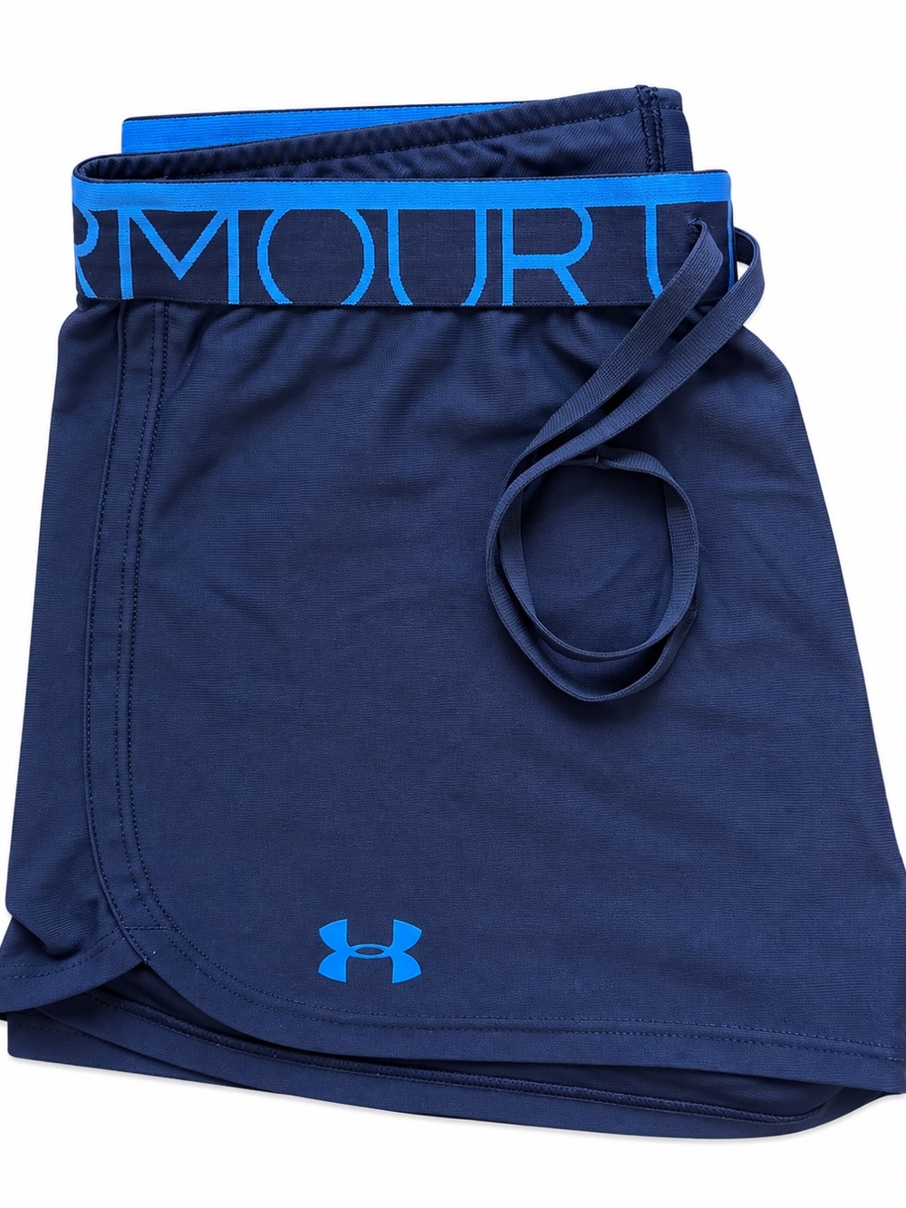 Under Armour Navy & Blue Athletic Shorts – Size Small